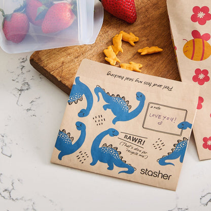 Recyclable Paper Snack Bags 50ct